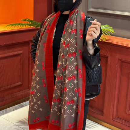 LV SCARF 200 CM IN CASHMERE 728985