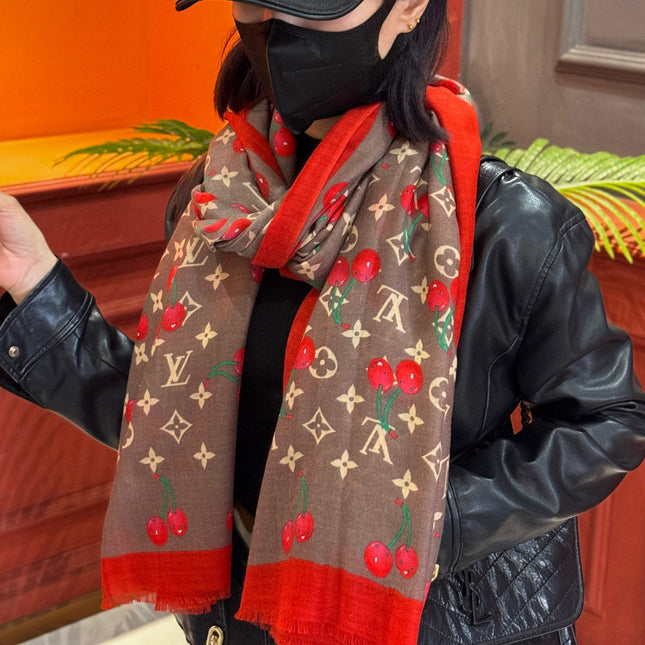 LV SCARF 200 CM IN CASHMERE 728985