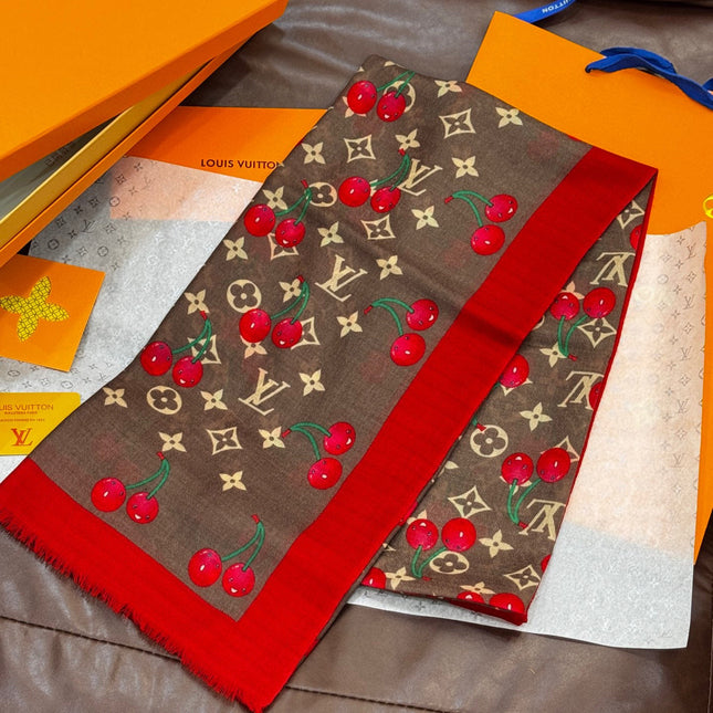LV SCARF 200 CM IN CASHMERE 728985