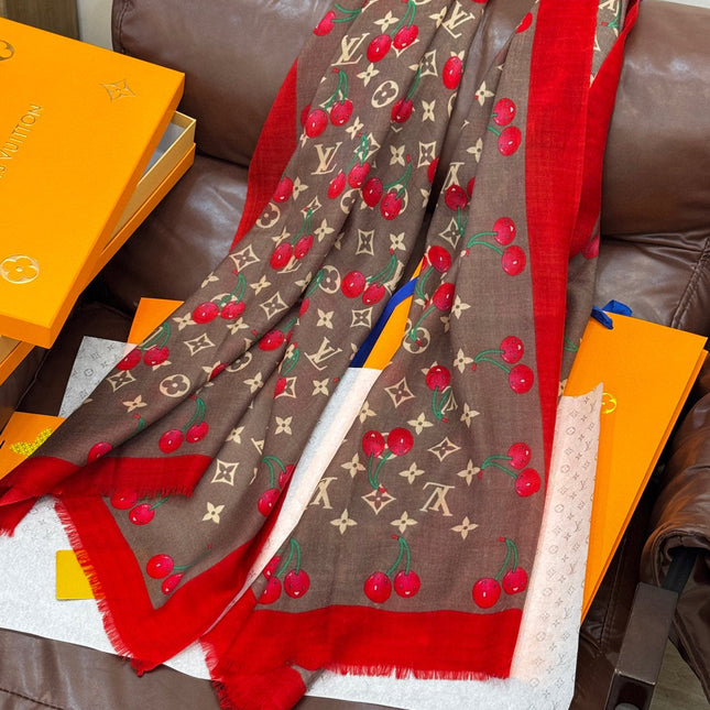 LV SCARF 200 CM IN CASHMERE 728985