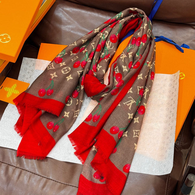 LV SCARF 200 CM IN CASHMERE 728985