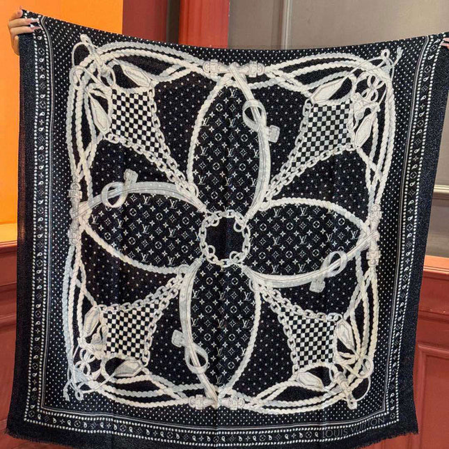 LV SCARF 200 CM IN CASHMERE 728993