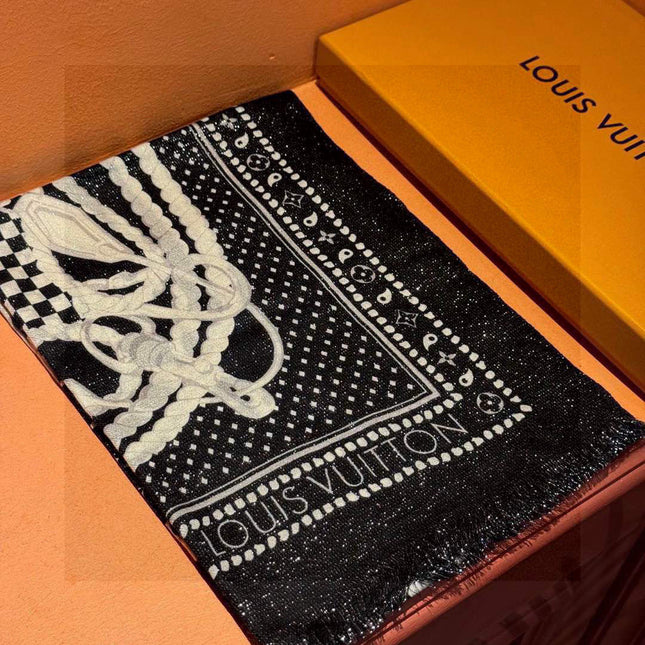 LV SCARF 200 CM IN CASHMERE 728993