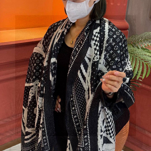 LV SCARF 200 CM IN CASHMERE 728993