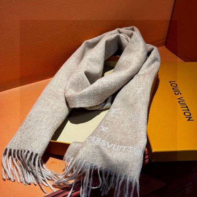 LV SCARF 180 CM IN CASHMERE 730568