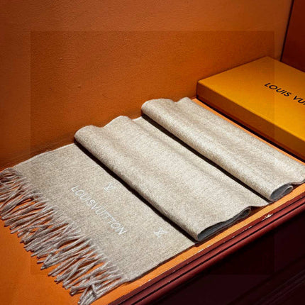 LV SCARF 180 CM IN CASHMERE 730568
