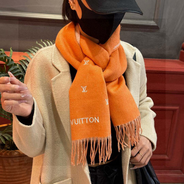 LV SCARF 180 CM IN CASHMERE 730569