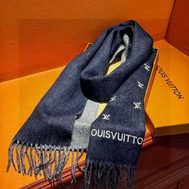 LV SCARF 180 CM IN CASHMERE 730570