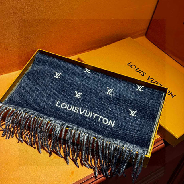 LV SCARF 180 CM IN CASHMERE 730570