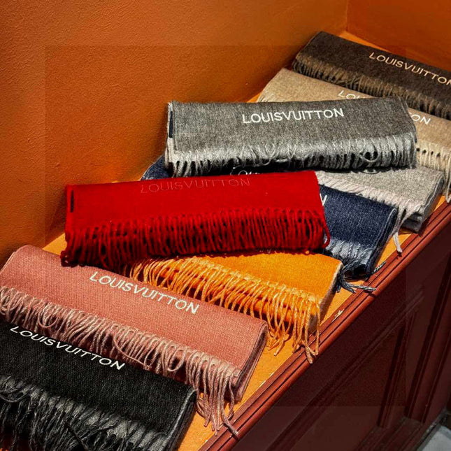LV SCARF 180 CM IN CASHMERE 730571