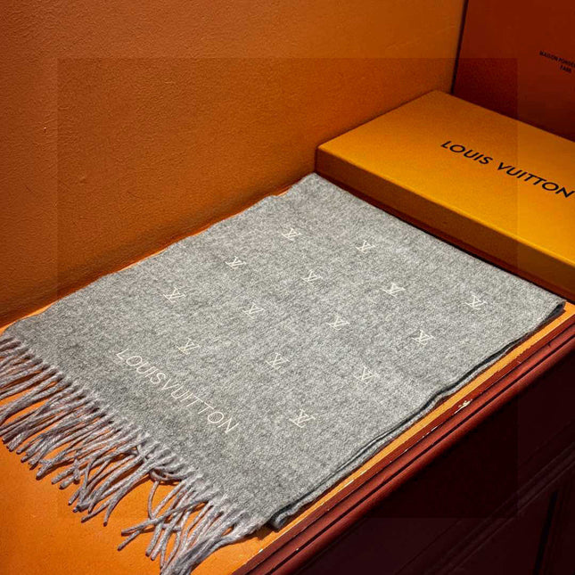 LV SCARF 180 CM IN CASHMERE 730571