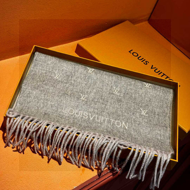 LV SCARF 180 CM IN CASHMERE 730571