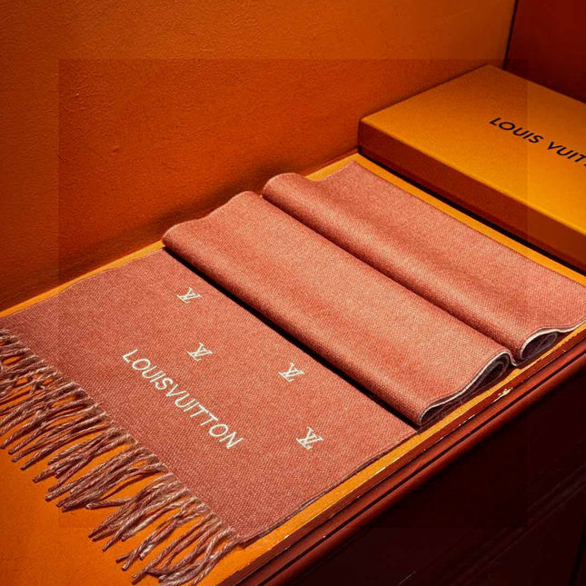 LV SCARF 180 CM IN CASHMERE 730572