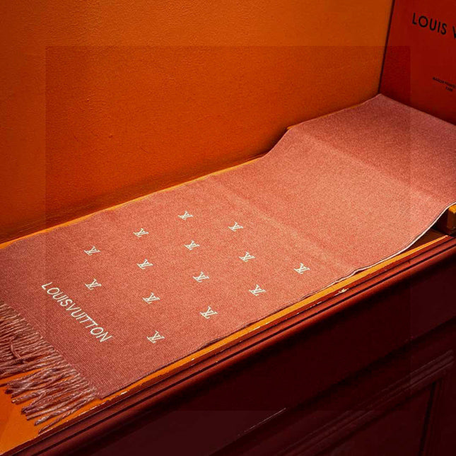 LV SCARF 180 CM IN CASHMERE 730572