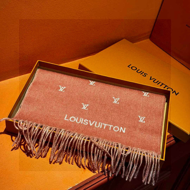 LV SCARF 180 CM IN CASHMERE 730572