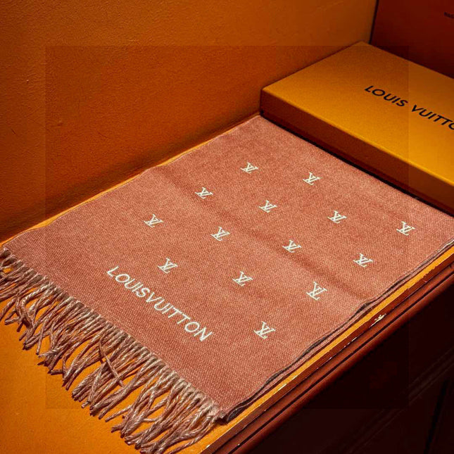 LV SCARF 180 CM IN CASHMERE 730572