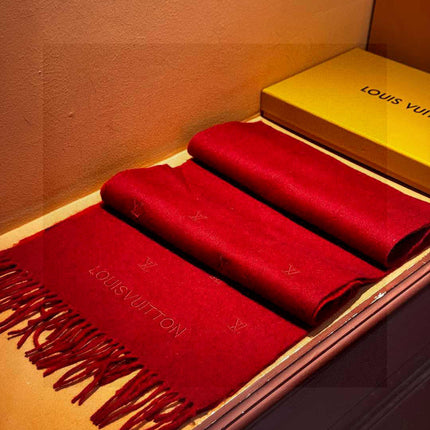 LV SCARF 180 CM IN CASHMERE 730574
