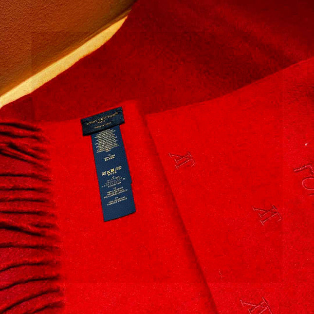 LV SCARF 180 CM IN CASHMERE 730574