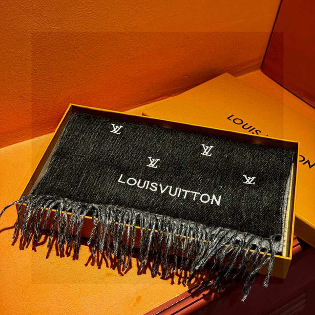LV SCARF 180 CM IN CASHMERE 730575