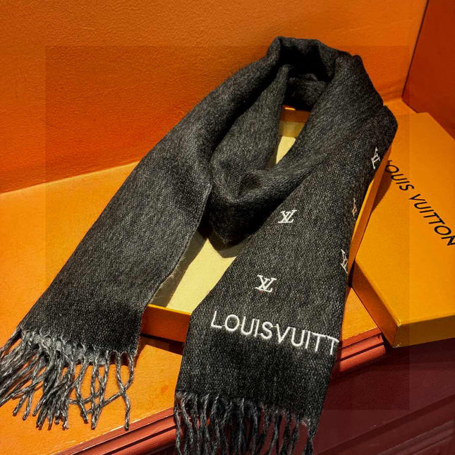 LV SCARF 180 CM IN CASHMERE 730575