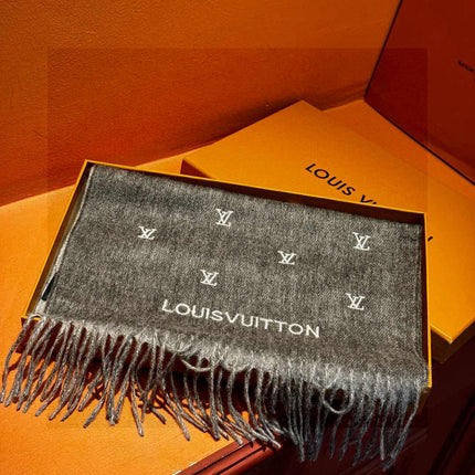 LV SCARF 180 CM IN CASHMERE 730576
