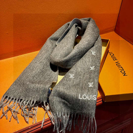 LV SCARF 180 CM IN CASHMERE 730576