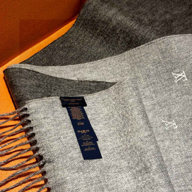 LV SCARF 180 CM IN CASHMERE 730576