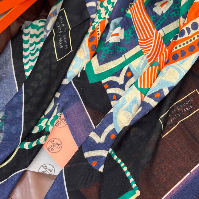 HERMES 25S SCARF 200 IN CASHMERE SILK 730597