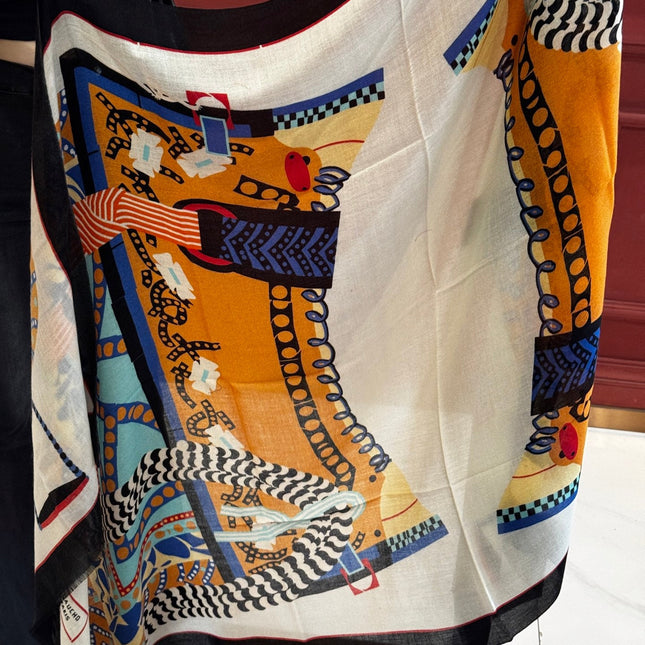 HERMES 25S SCARF 200 IN CASHMERE SILK 730600