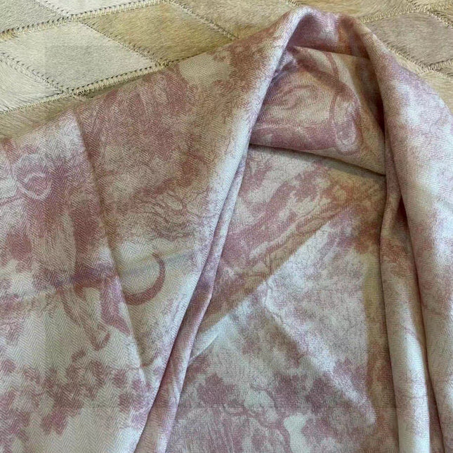 DIOR SCARF 110 CM IN COTTON-SILK FABRIC 730607