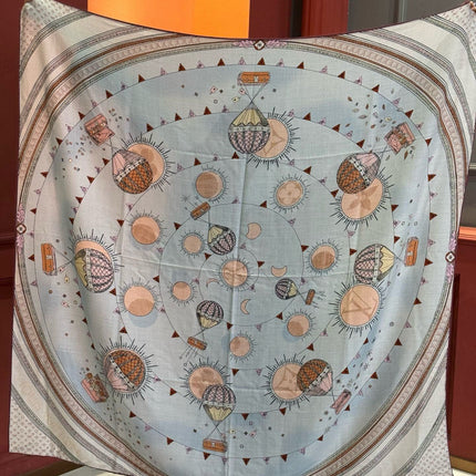 LV SCARF 140 CM IN SILK 730622