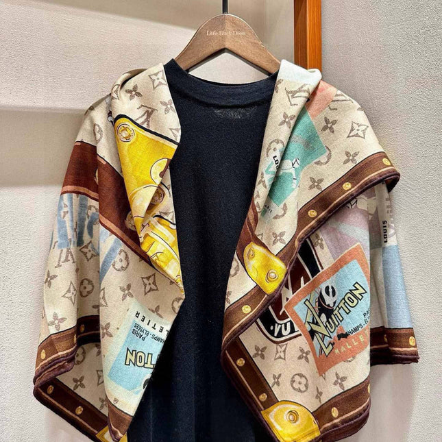 LV SCARF 140 CM IN SILK 732101