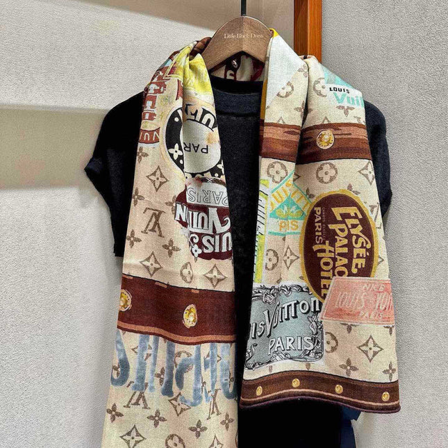 LV SCARF 140 CM IN SILK 732101