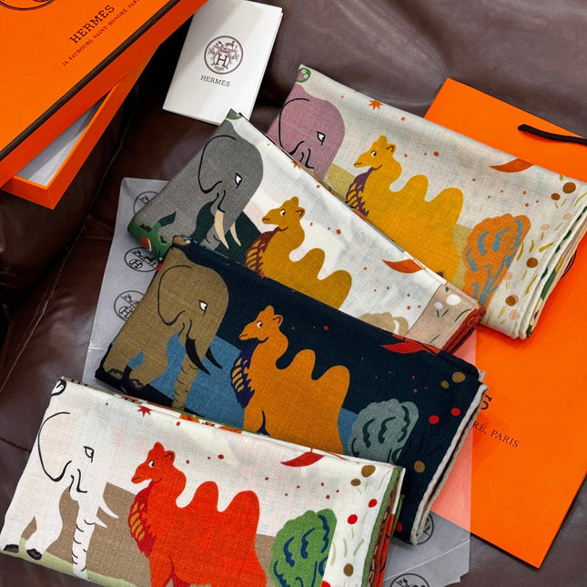 HERMES 25S SCARF 140 IN SILK 733915
