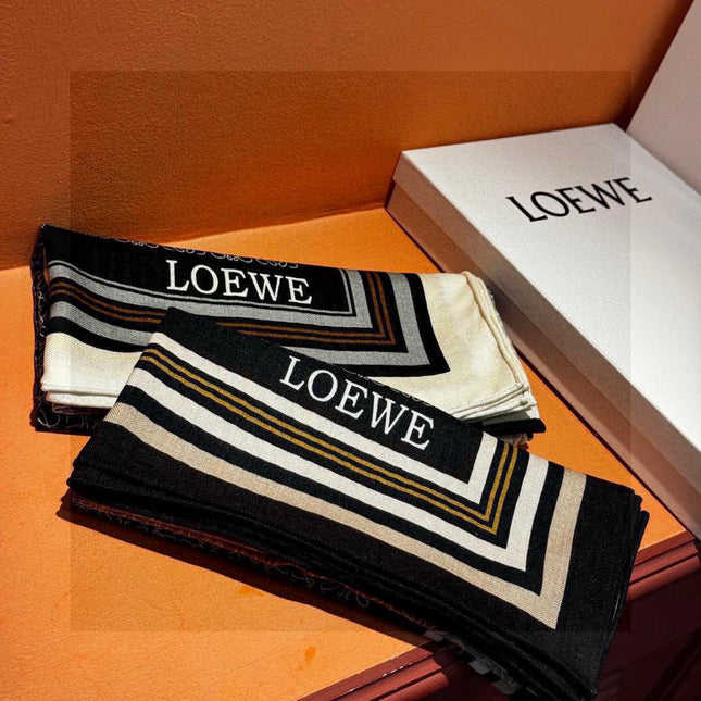 LOEWE 25S SCARF 140 IN CASHMERE SILK 738548
