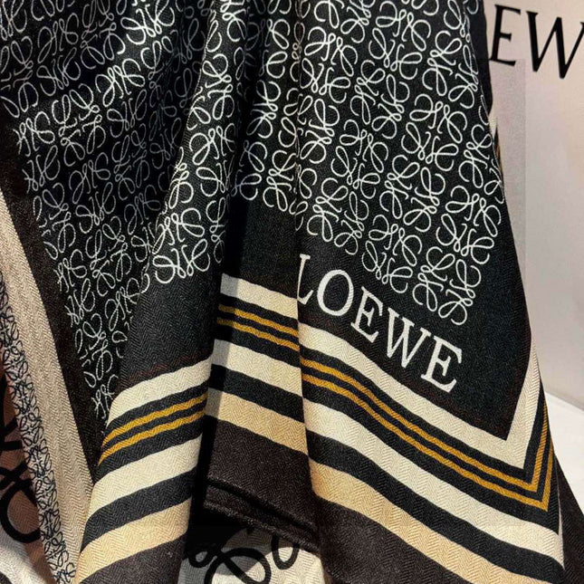 LOEWE 25S SCARF 140 IN CASHMERE SILK 738549