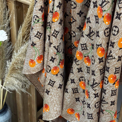 LV SCARF 140 CM IN WOOL MIX SILK 737264