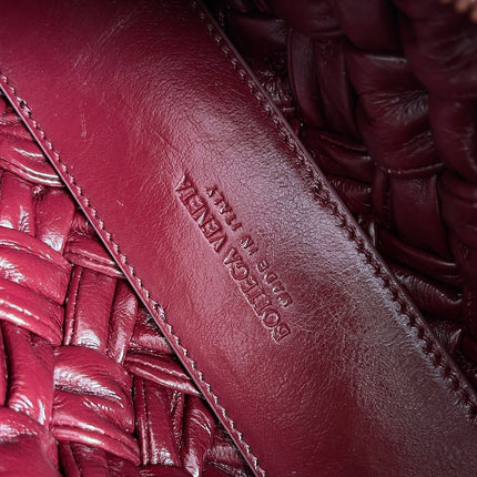 KELIMERO CHA-CHA CLUTCH 28.5 IN BURGUNDY LAMBSKIN