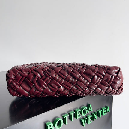 KELIMERO CHA-CHA CLUTCH 28.5 IN BURGUNDY LAMBSKIN