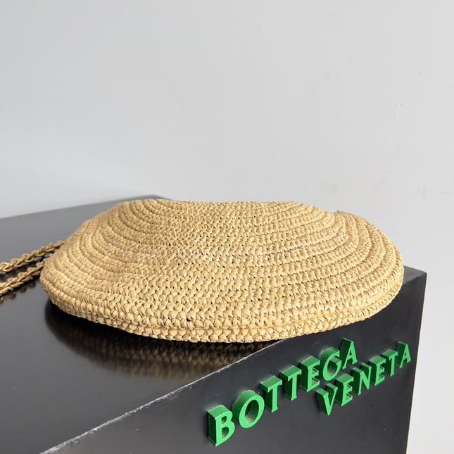 SARDINE CHAIN 33 IN NATURAL RAFFIA