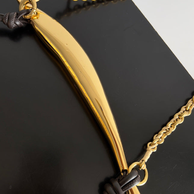 SARDINE CHAIN 33 IN NATURAL RAFFIA