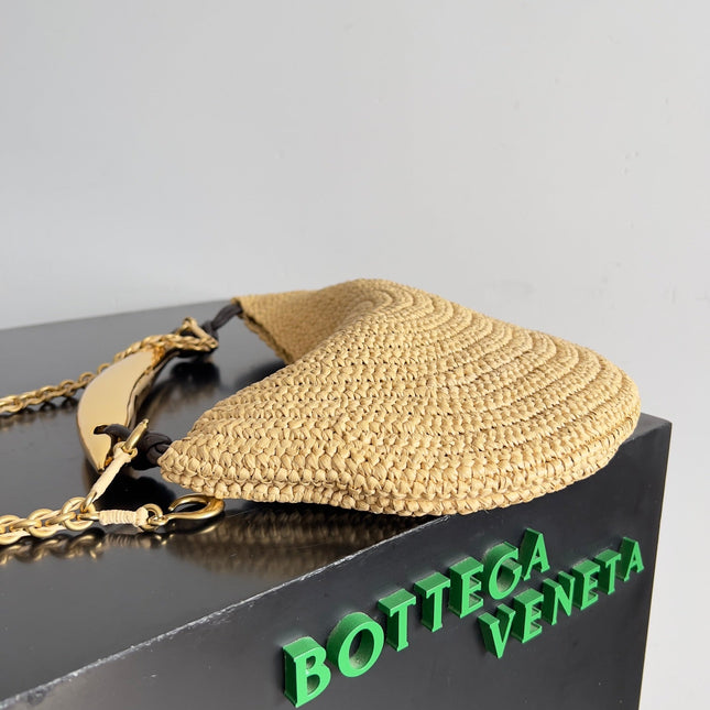 SARDINE CHAIN 33 IN NATURAL RAFFIA