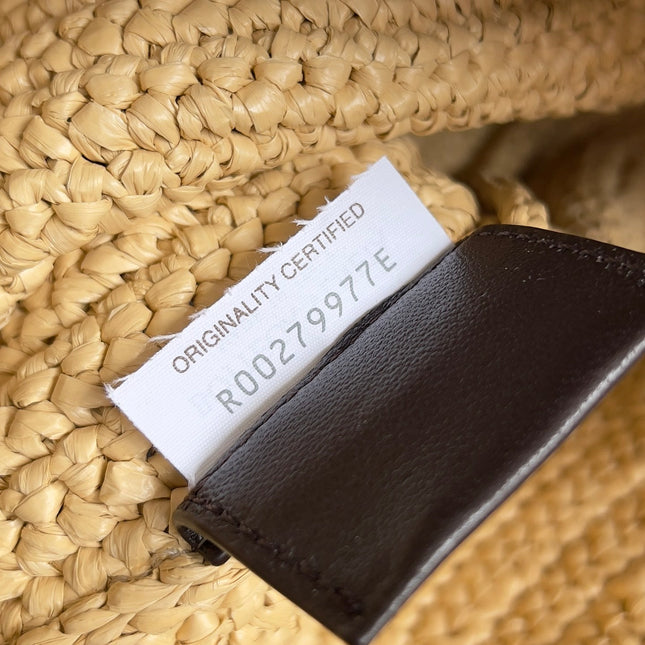 SARDINE CHAIN 33 IN NATURAL RAFFIA