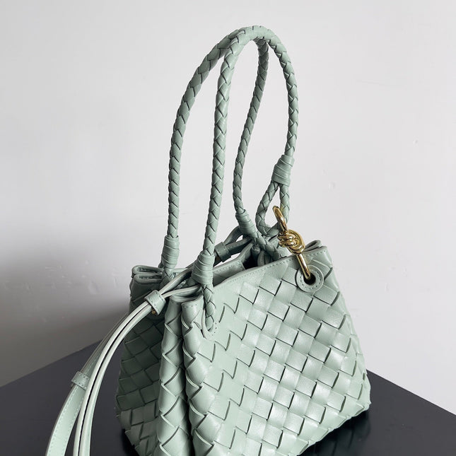 BV Small Parachute 21 Seafoam Lambskin Ghw