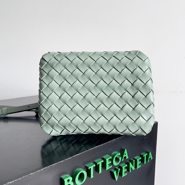 BV Small Parachute 21 Seafoam Lambskin Ghw