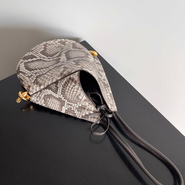 SMALL SOLSTICE 30 IN SNAKE PATTERN CALFSKIN