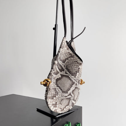 SMALL SOLSTICE 30 IN SNAKE PATTERN CALFSKIN