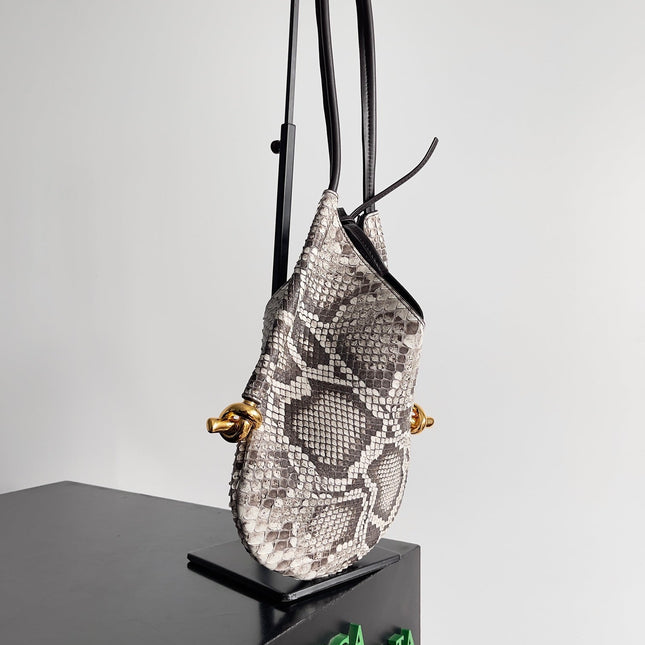SMALL SOLSTICE 30 IN SNAKE PATTERN CALFSKIN