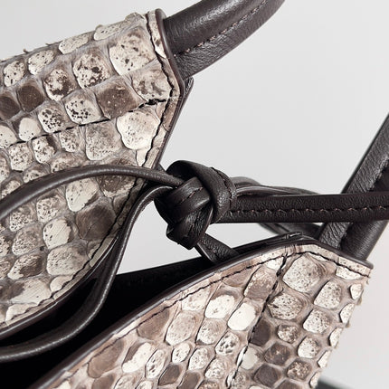 SMALL SOLSTICE 30 IN SNAKE PATTERN CALFSKIN