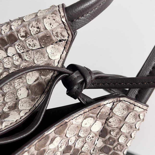 SMALL SOLSTICE 30 IN SNAKE PATTERN CALFSKIN